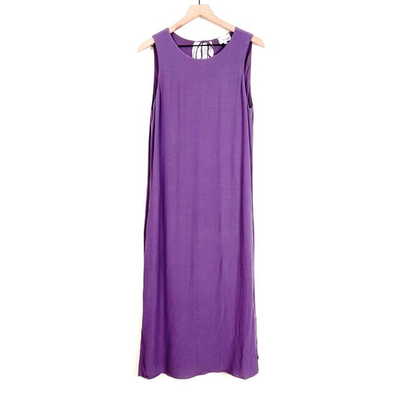 Aritzia Wilfred Midi Maxi Slip Shift Dress Wedding Guest Casual Sleeveless Sun - Picture 2 of 9